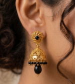Gold plated black stone jumkeys