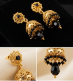 Gold plated black stone jumkeys - Image 2
