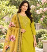 embroidered kurta set