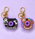 Mini cartoon projection camera keychains(pack of 2) - Image 2